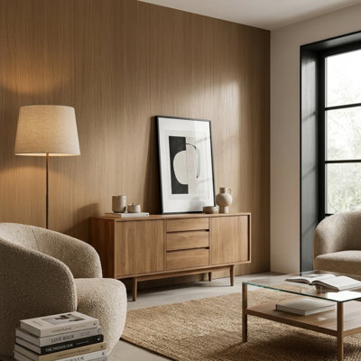 Panneaux muraux décoratifs imperméables SPC - ensemble intérieur 2 pièces (sans verrou)