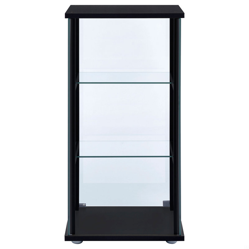 Vitrine en verre à 3 tablettes