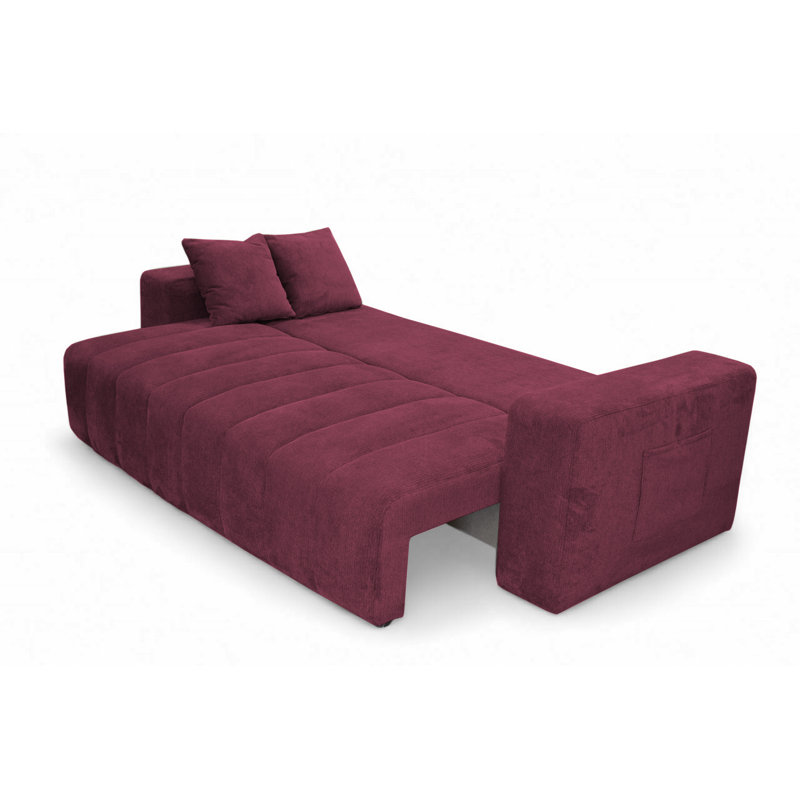 3 Seater Sleeper, Red