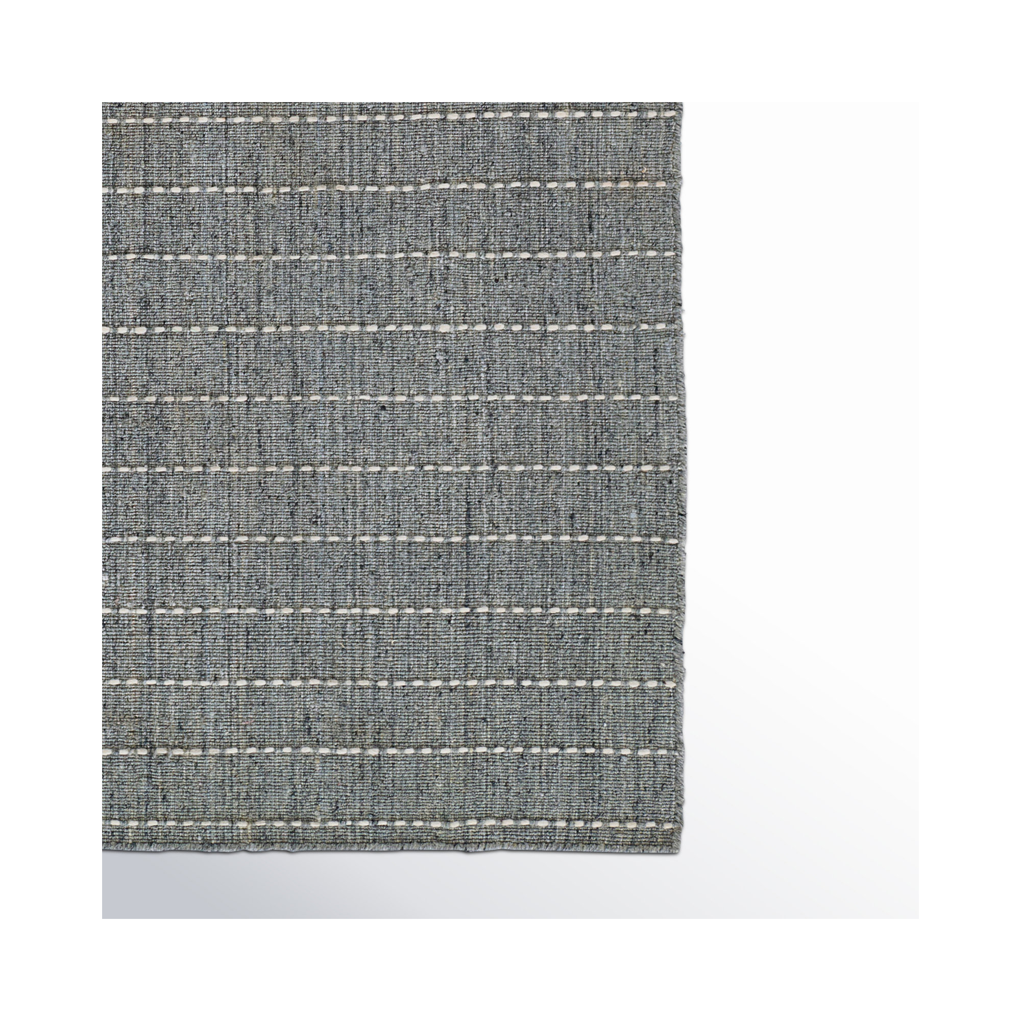 Amita Handmade Hand Loomed Gray/Begie/Blue Rug, Rectangle 9' x 12'