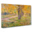 Yellow-Leafed Poplar Trees by Kuroda Seiki - Wrapped Canvas-55319998