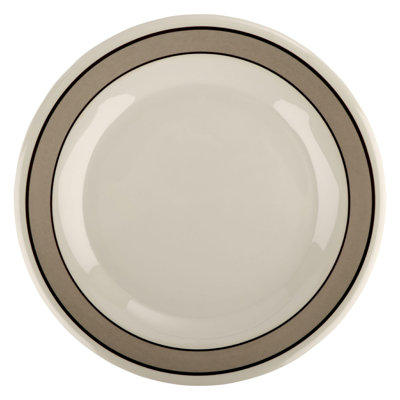  Assiette plate en mélamine 10,5 po, 12 pièces