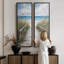 Promenade côtière avec herbes des dunes – Ensemble de 2 impressions d'art encadrées sur toile 60 po x 20 po x 2-134739284-134739283