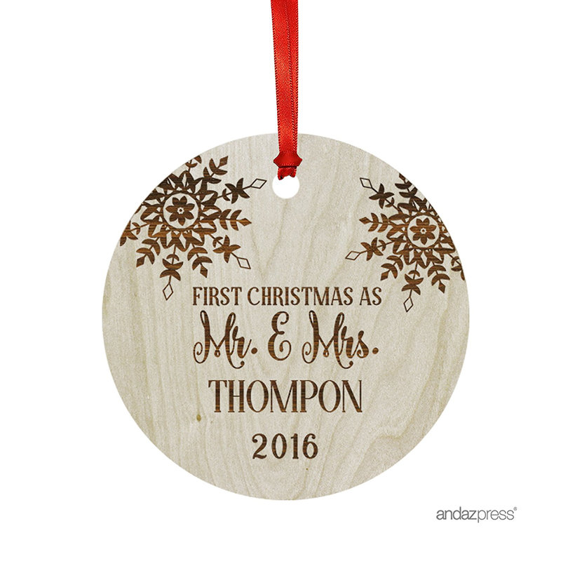 Ornement de Noël en forme de « Mr. & Mrs. Thompon » avec sac cadeau, Oui