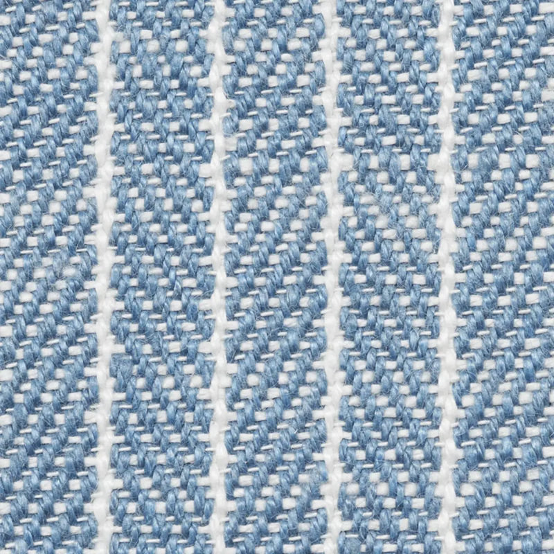 Garter Stripe Indoor/Outdoor Fabric, Sky