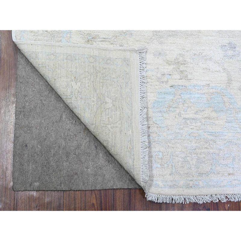 Tapis ivoire nouvel âge rectangulaire unique 3 pi 9 po x 5 pi 7 po Plyler