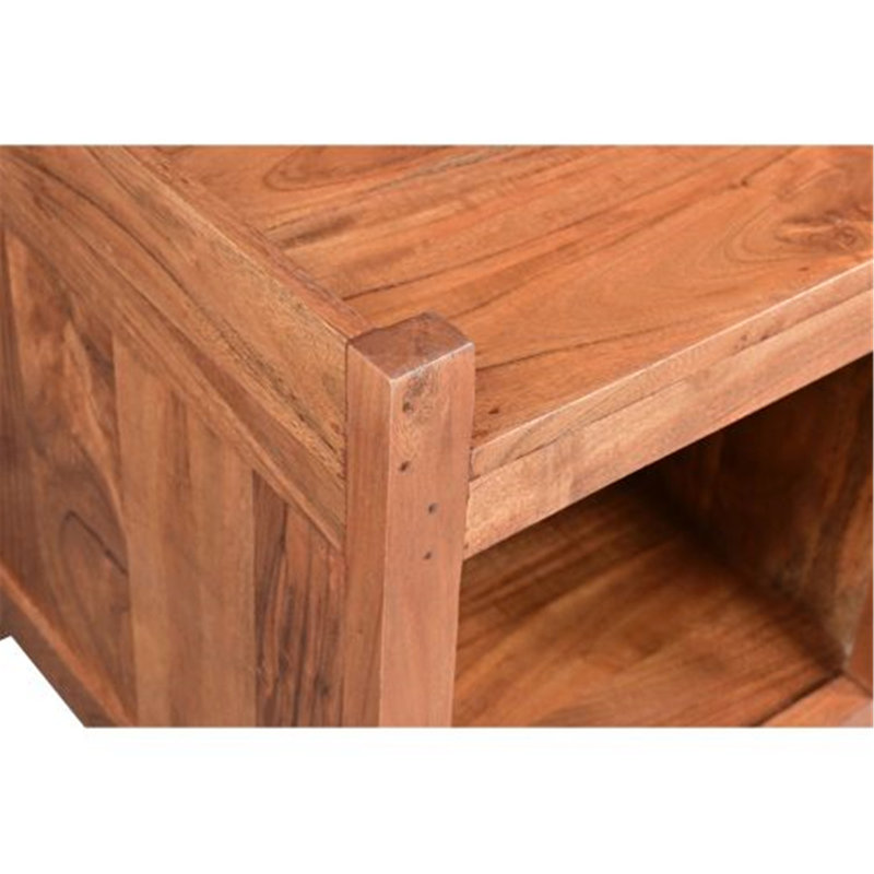 Banc de rangement en bois Ayane