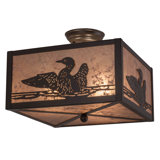 Loon 3 - Light Semi Flush Mount