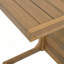 Table de bout en C brun