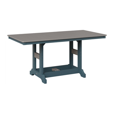 Table de salle à manger à hauteur de comptoir rectangulaire de 66 po Berlin Gardens Garden Classic