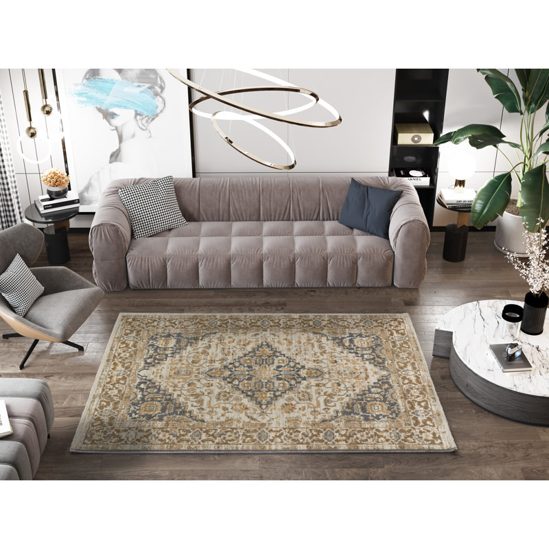 Lysander Moroccan Area Rug, Rectangle 133 x 190cm