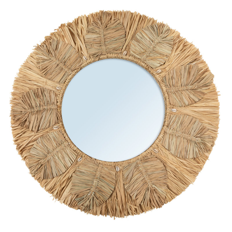 Glenmore Shell Round Mirror
