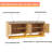 47.24''w Fluted Entryway Shoe Storage Bench With 4 Doors And Adjustable Shelf-480176589