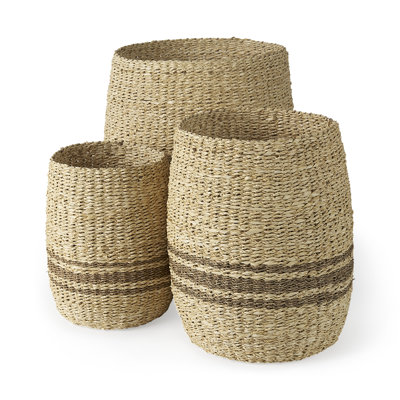 Ensemble de paniers 3 pièces Sivannah