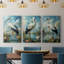 Aviary Study  Series  XXXIV  -Premium Gallery Wrapped Canvas Set -Ready to Hang-102399079