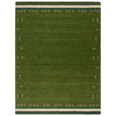 Himalaya Hand Loomed Wool Geometric Indoor Rug