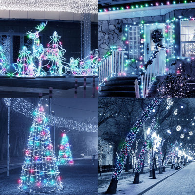 Led Rope Lights,Waterproof Indoor Outdoor Party Decorative Lighting With 8 Modes,Connectable And Flexible Rope Lighting For Garden,Pool,Home 