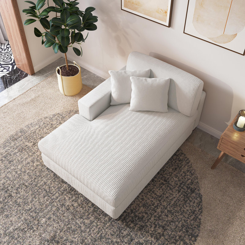Milbrey Desborough Upholstered Chaise Lounge