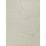 Entro Handmade New Zealand Wool Silver/Ivory Area Rug