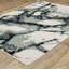 Tapis bleu / ivoire Maline Abstract Elements-1163387967