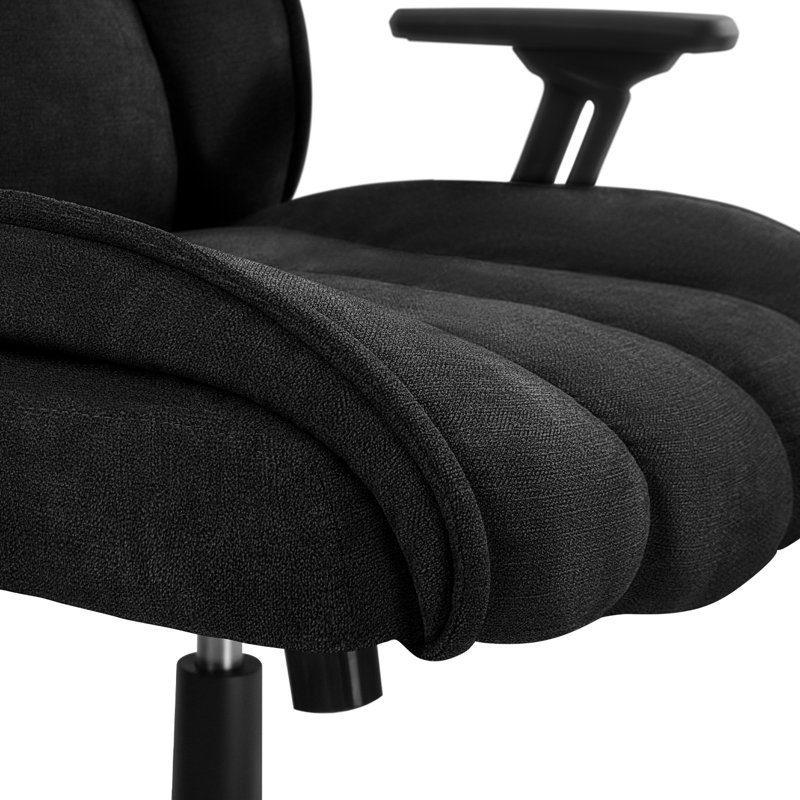 Chaise de bureau Criss, Noir