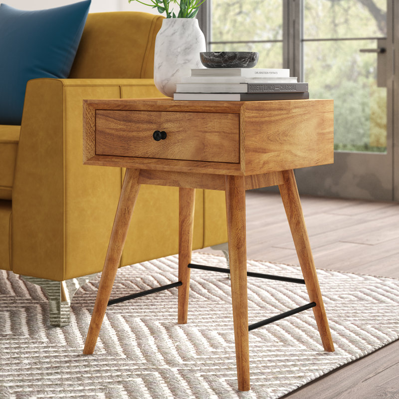 Andersen End Table with Storage, Brown