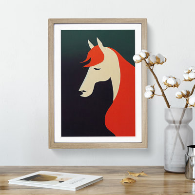 Abstract Horse No.8 - Framed Print