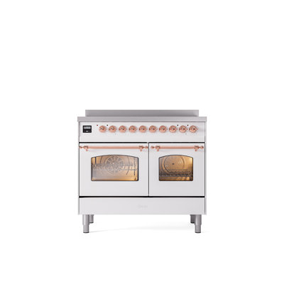 ILVE Nostalgie II Series 40 inch Induction Range with 6 Induction Elements (Glass Door)