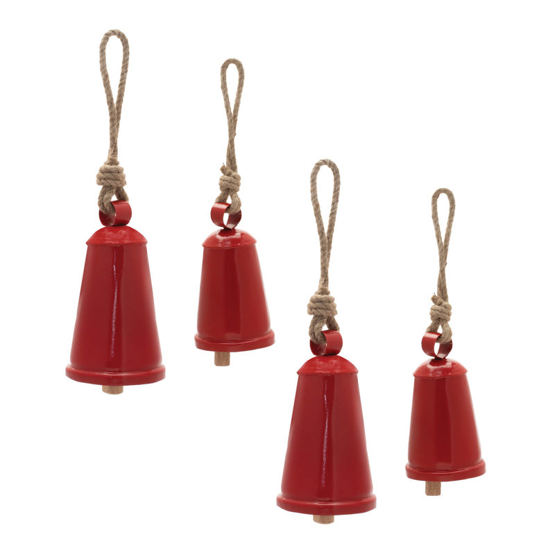 Rustic Metal Bell Ornament