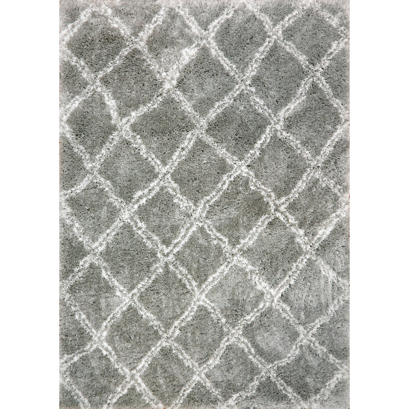 Tapis gris Tryon, Rectangulaire 7 pi 5 po x 10 pi 6 po