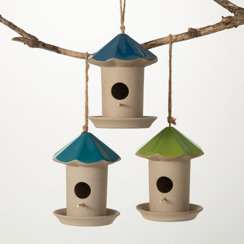 Maison d'oiseaux 8,75 po x 6,5 po x 6,5 po Haverton