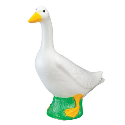 Porch Goose Baby 17" H Statue