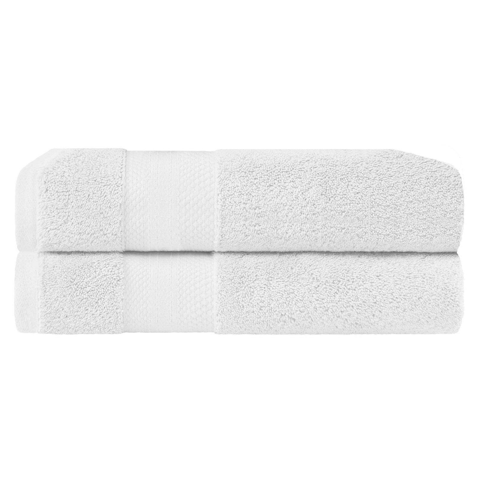 Finnian Ultra-Plush Heavyweight, 100% Turkish Towel Collection, White, Bath Sheets - 2 Pack