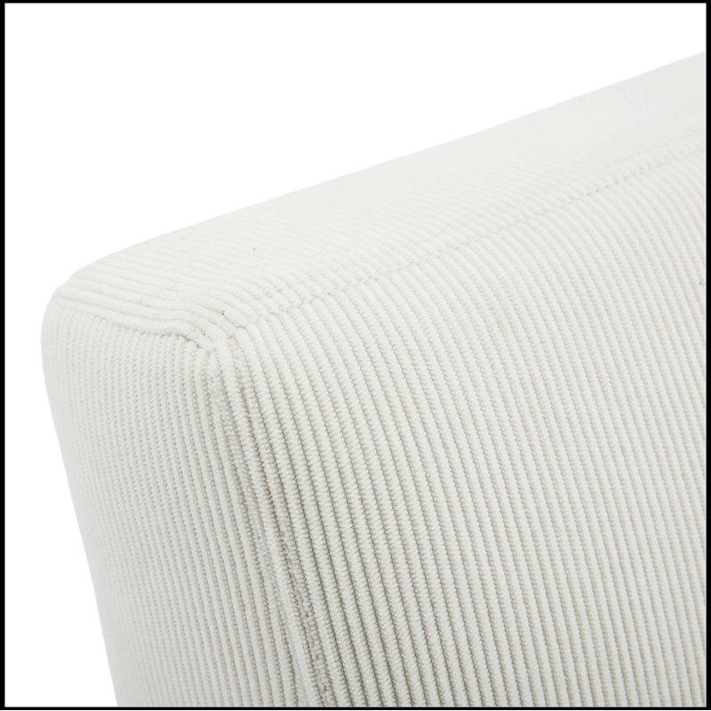 Lopardo Waiting Room Chair with Metal Frame, 100% Polyester Beige