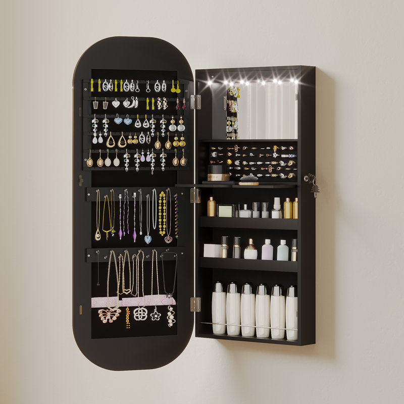 Armoire à bijoux, Noir, noir, noir, noir
