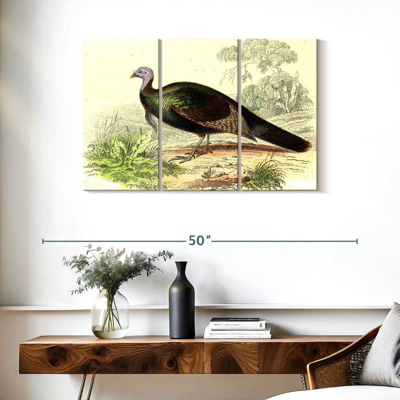 Brampt Wild Turkey, 24" H x 38" W