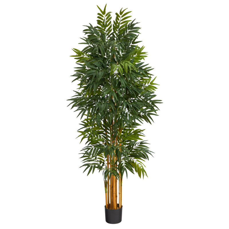 Faux Palm Plant in Pot Liner, 66" H x 20" W x 20" D