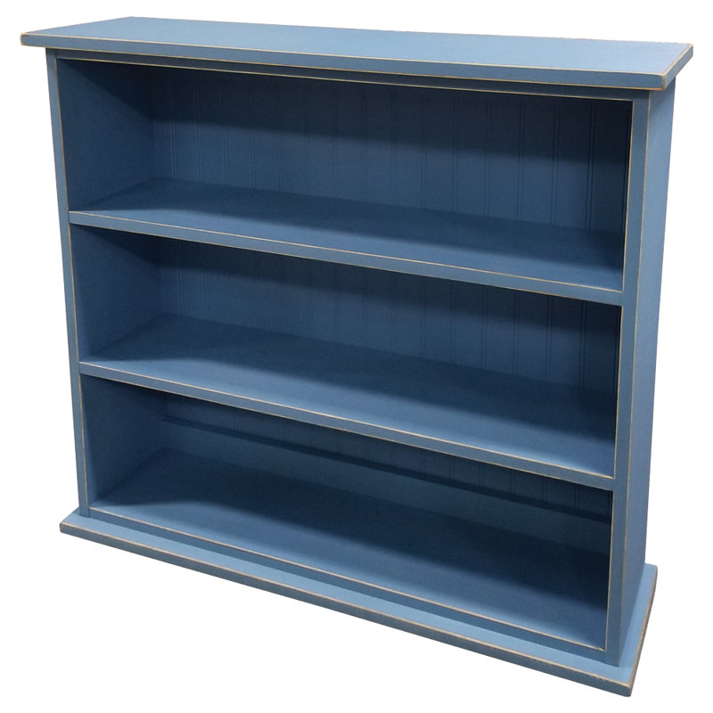 Alekos Small Bookcase, Old Williamsburg Blue