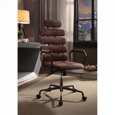 Fauteuil de conférence en cuir véritable Brixham
