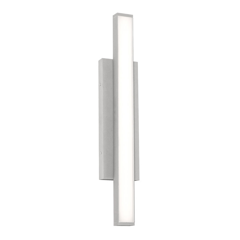 Harolson LED Wall Light, Gray, 24" H x 4.5" W x 2.5" D