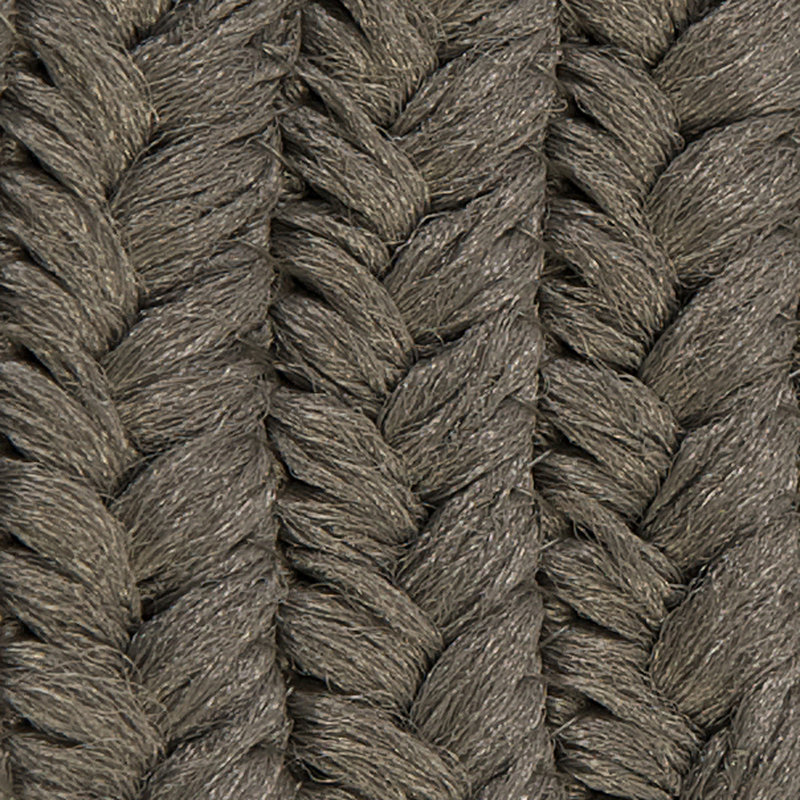 Tapis gris tressé à la main Brooklynn, Tapis de couloir 2 pi 6 po x 5 pi