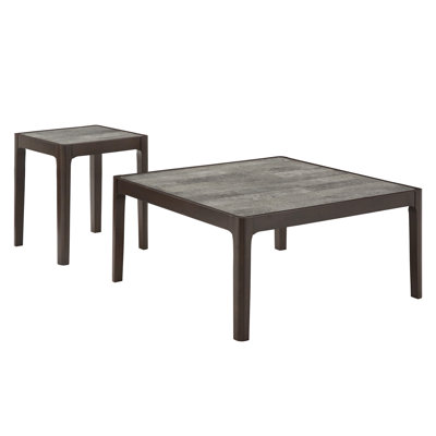 Ensemble de tables basses 2 pièces Gadrede