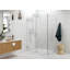 Illume 51 in. x 35 in. x 78 in. 90-degree Fully Frameless Wall Hinged Glass Shower Enclosure-1561250367