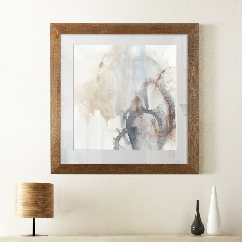 Supposition I, reproduction d’art sur papier encadrée, Érable encadré, H 31,5 po x l 31,5 po x P 1,5 po