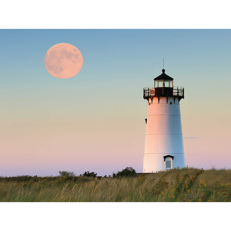 «Moon Over Marthas Vineyard» par Katherine Gendreau, reproduction sur toile, H 24 po x l 32 po