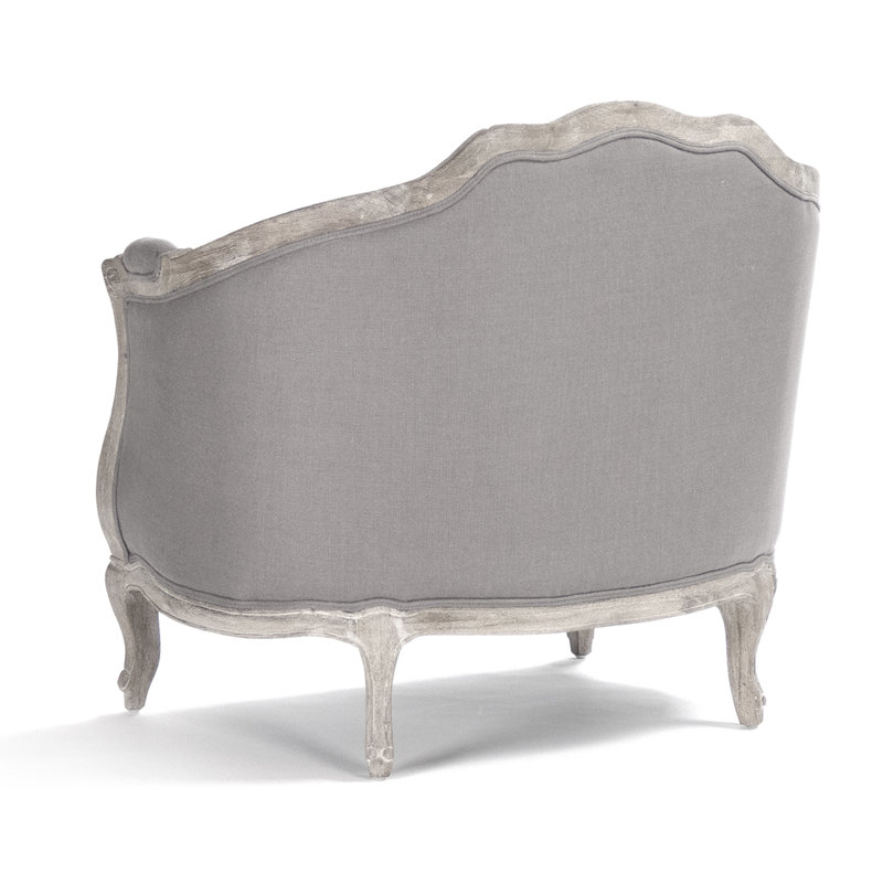 Maison Linen Armchair, Aubergine