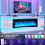 Meuble télé avec foyer électrique Modern Fireplace-1487033352-1487033355