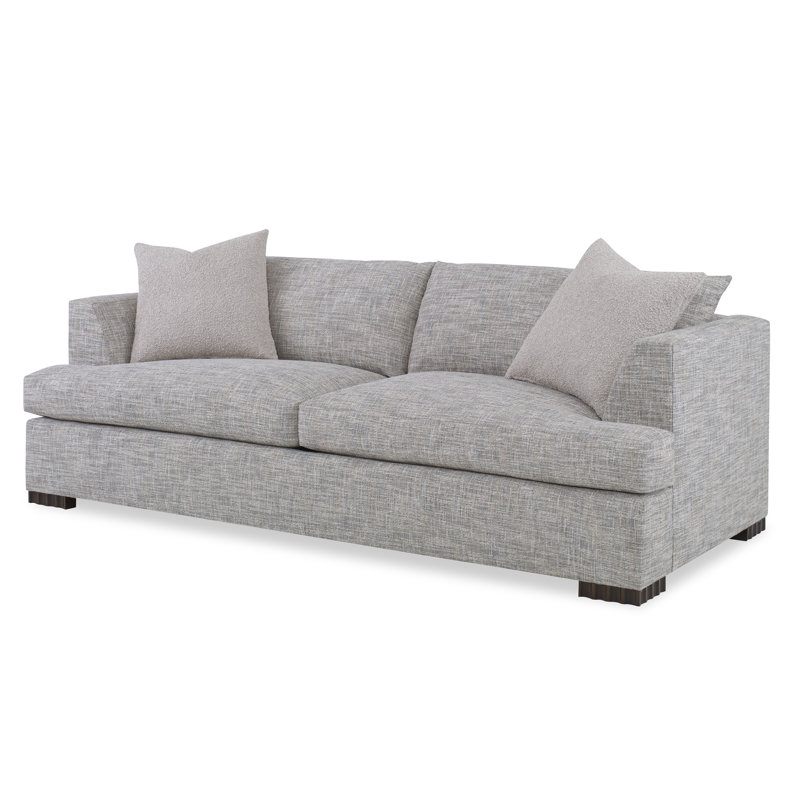 Lucia Sofa, American Walnut, Elise Linen