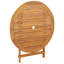 4 - Person Acacia Wood Patio Dining Set with Round Table-183688553