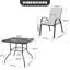 Patio Dining Set Umbrella Hole Included Table,